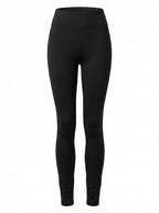 Fleece-Lined Leggings with High-Rise Waistband