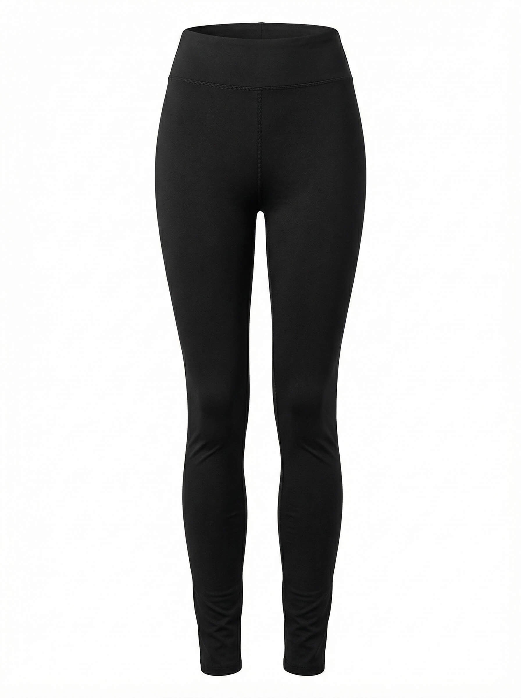 Fleece-Lined Leggings with High-Rise Waistband