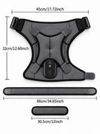 Rechargeable Heated Shoulder Support with Vibration