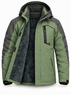 Insulated Waterproof Hooded Ski Jacket