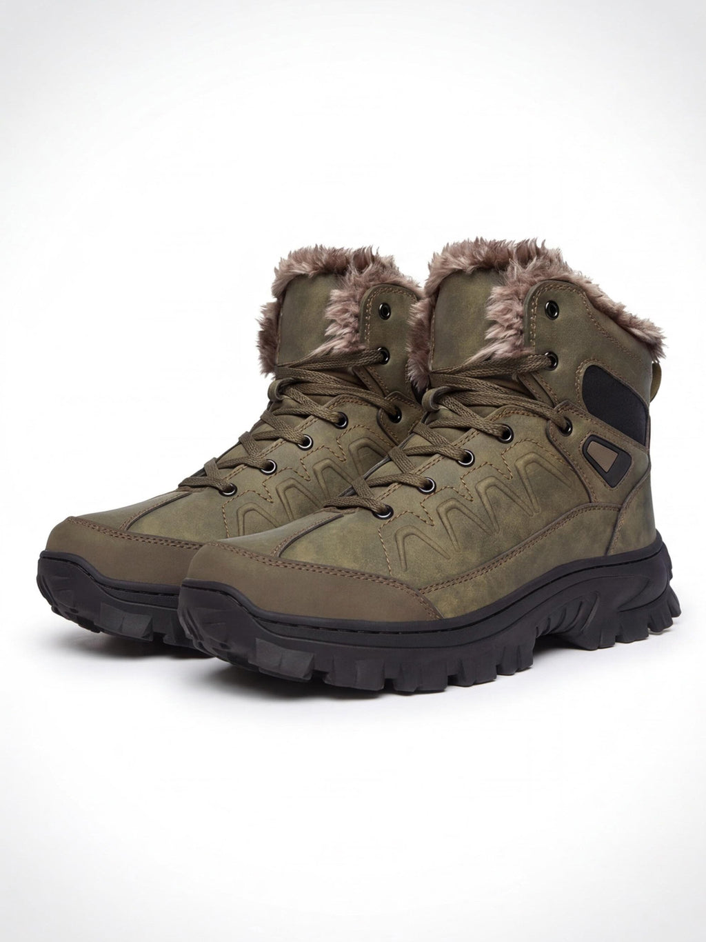 Plush-Lined High-Cut Winter Trail Boots