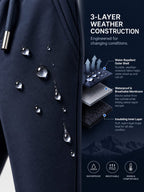 Men's Fleece-Lined Cold-Weather Jogger Pants
