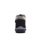Fleece-Lined Winter Hiking Boots with Hook-and-Loop Straps
