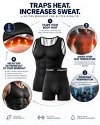 Men's Sweat-Enhancing Training Tank & Shorts Set