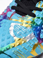 Soccer Cleats with Knit Collar and Textured Upper
