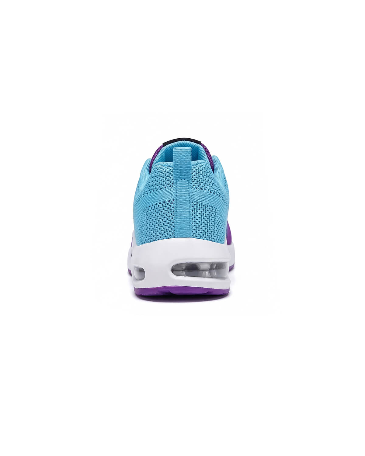 Air Cushion Knit Walking Sneakers with Lace-Up