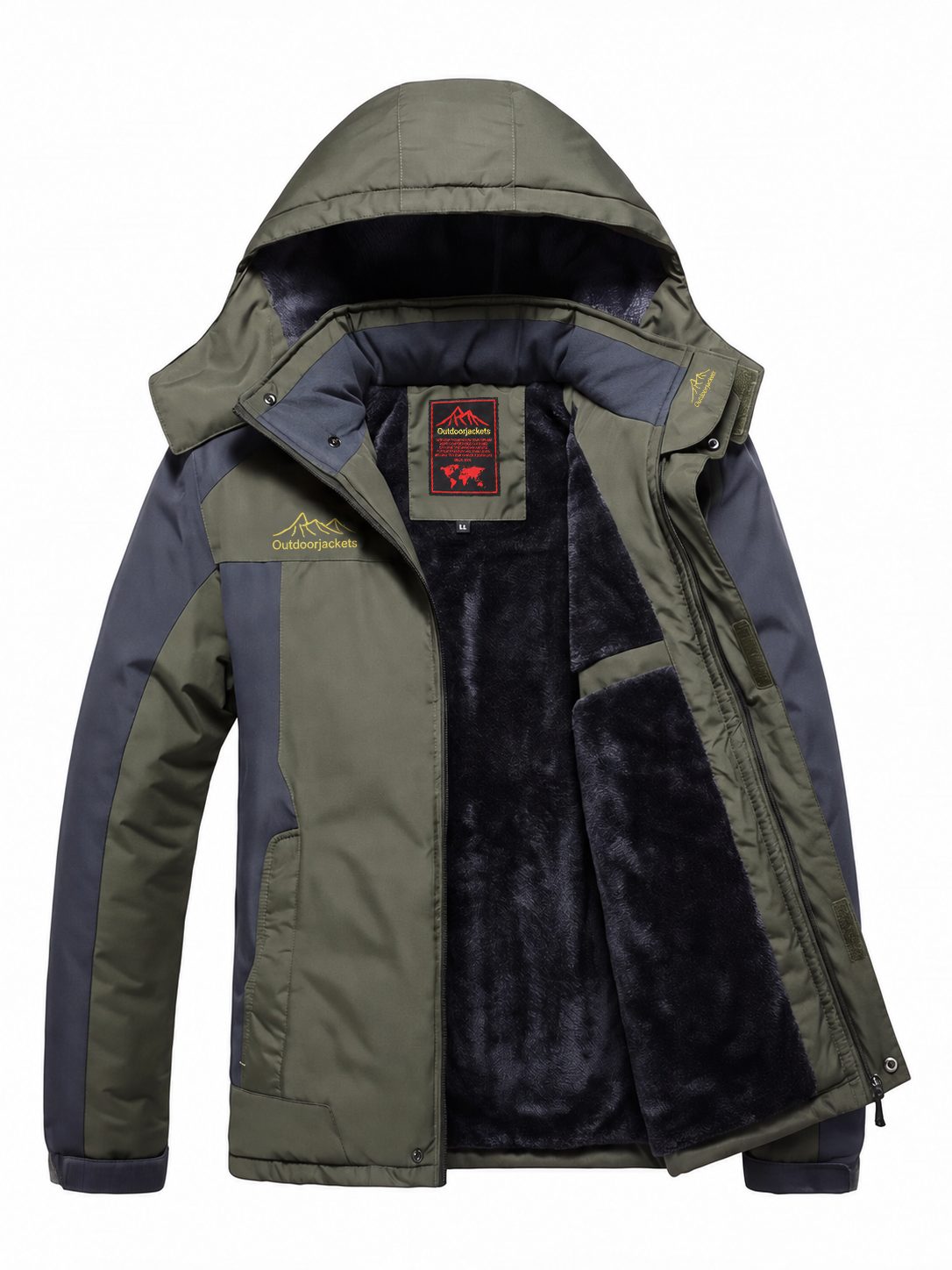 Insulated Winter Hiking Jacket with Weather Protection