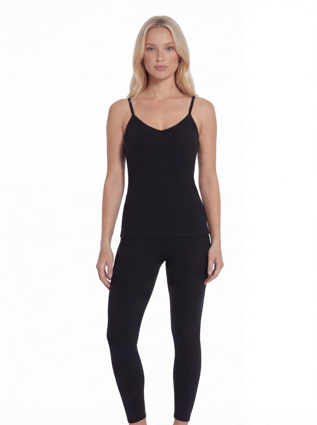 Women’s Warm Lined Ribbed Base Layer Cami