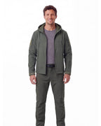 Hooded Hiking Jacket and Pants with Multiple Zipper Pockets