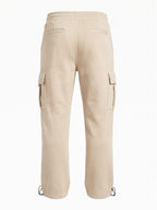 Fleece-Lined Cargo Pants with Adjustable Hems