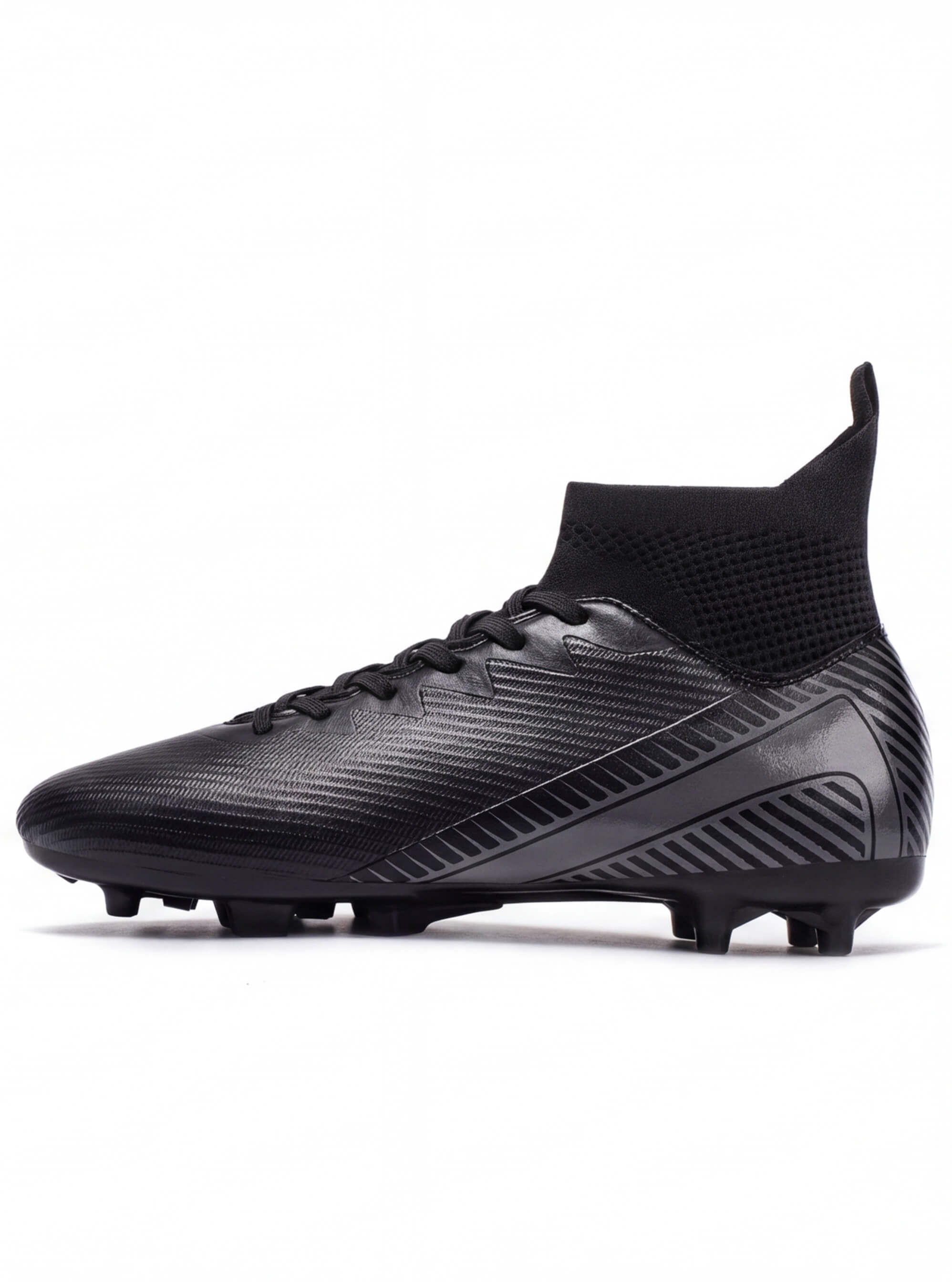 Soccer Cleats with Sock-Fit Collar and Molded Studs
