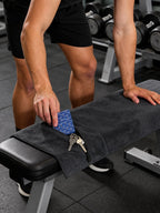 Microfiber Workout Towel with Zipper Pocket