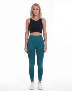 Women’s High-Waist Seamless Training Leggings with Sculpt Knit