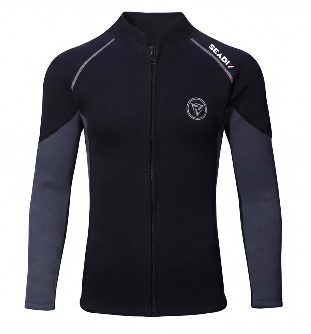 Men's 3mm Split Wetsuit Set with Zip Jacket