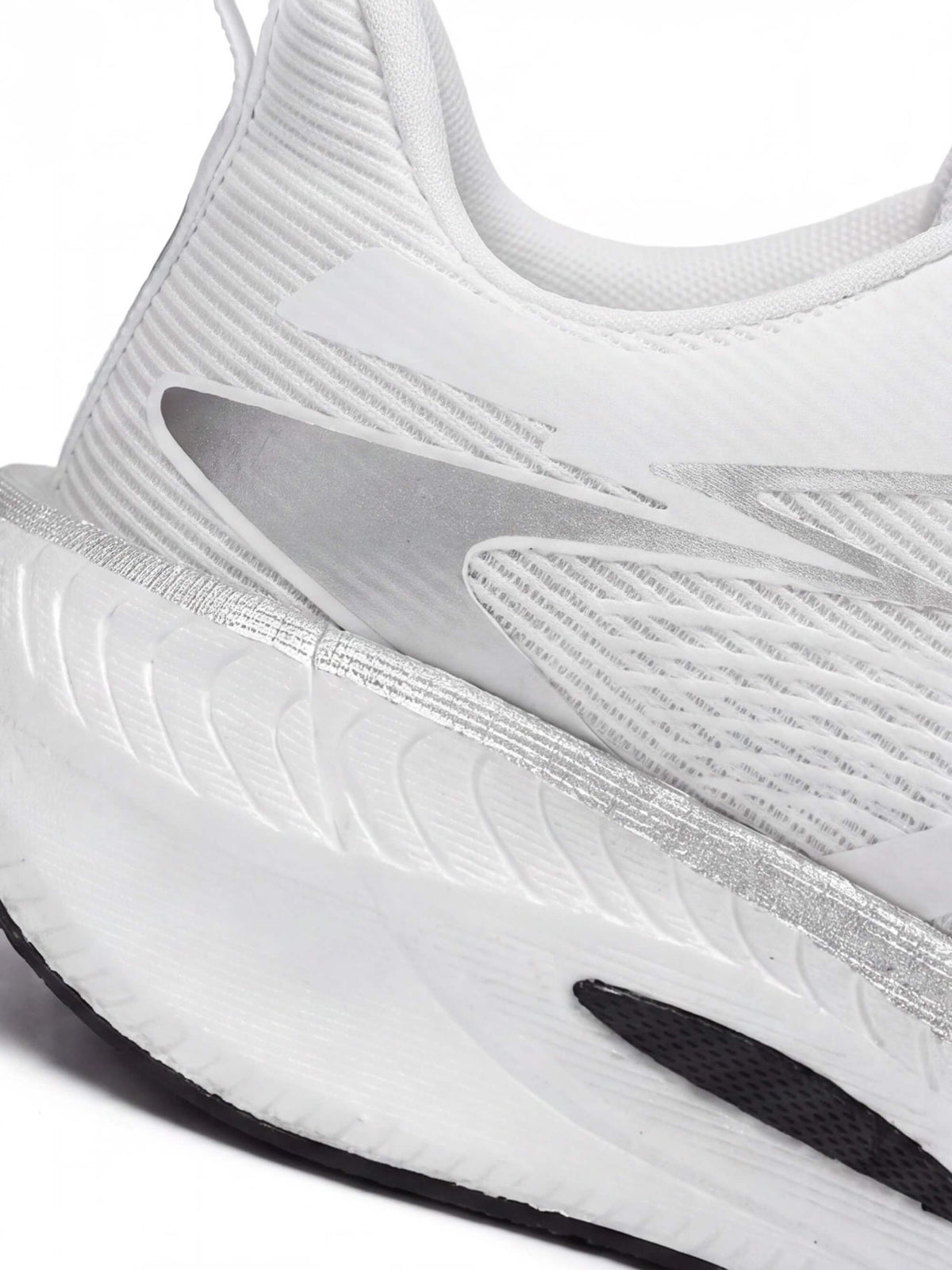 Rocker-Sole Running Shoes with Structured Side Support