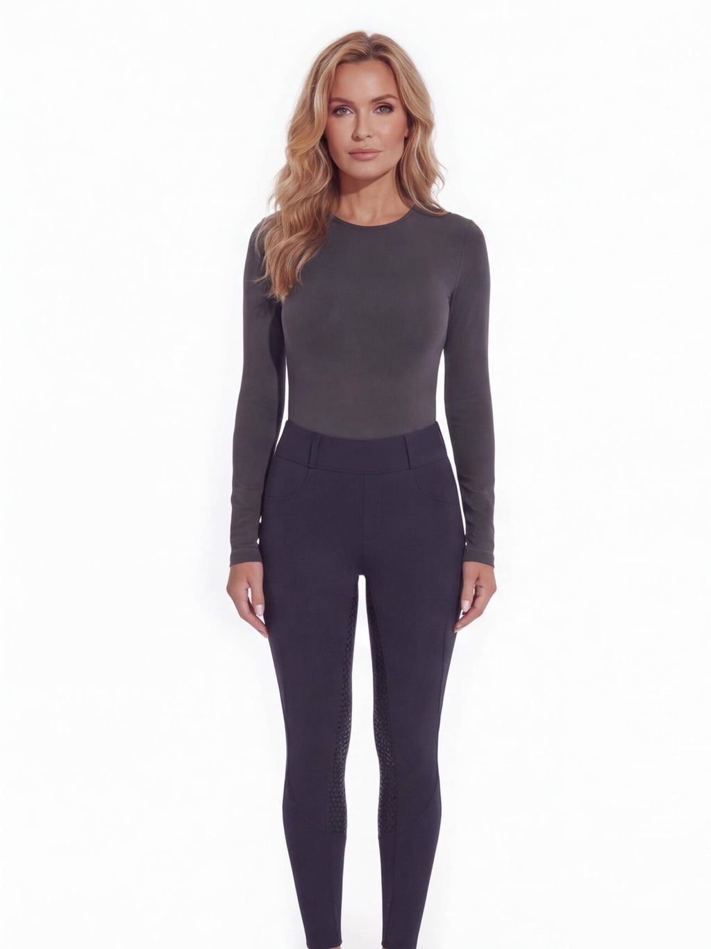 Women’s Riding Breeches with Honeycomb Full-Seat Grip