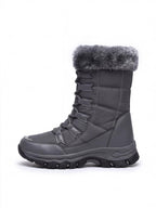 Women's Fleece-Lined Lace-Up Winter Snow Boots