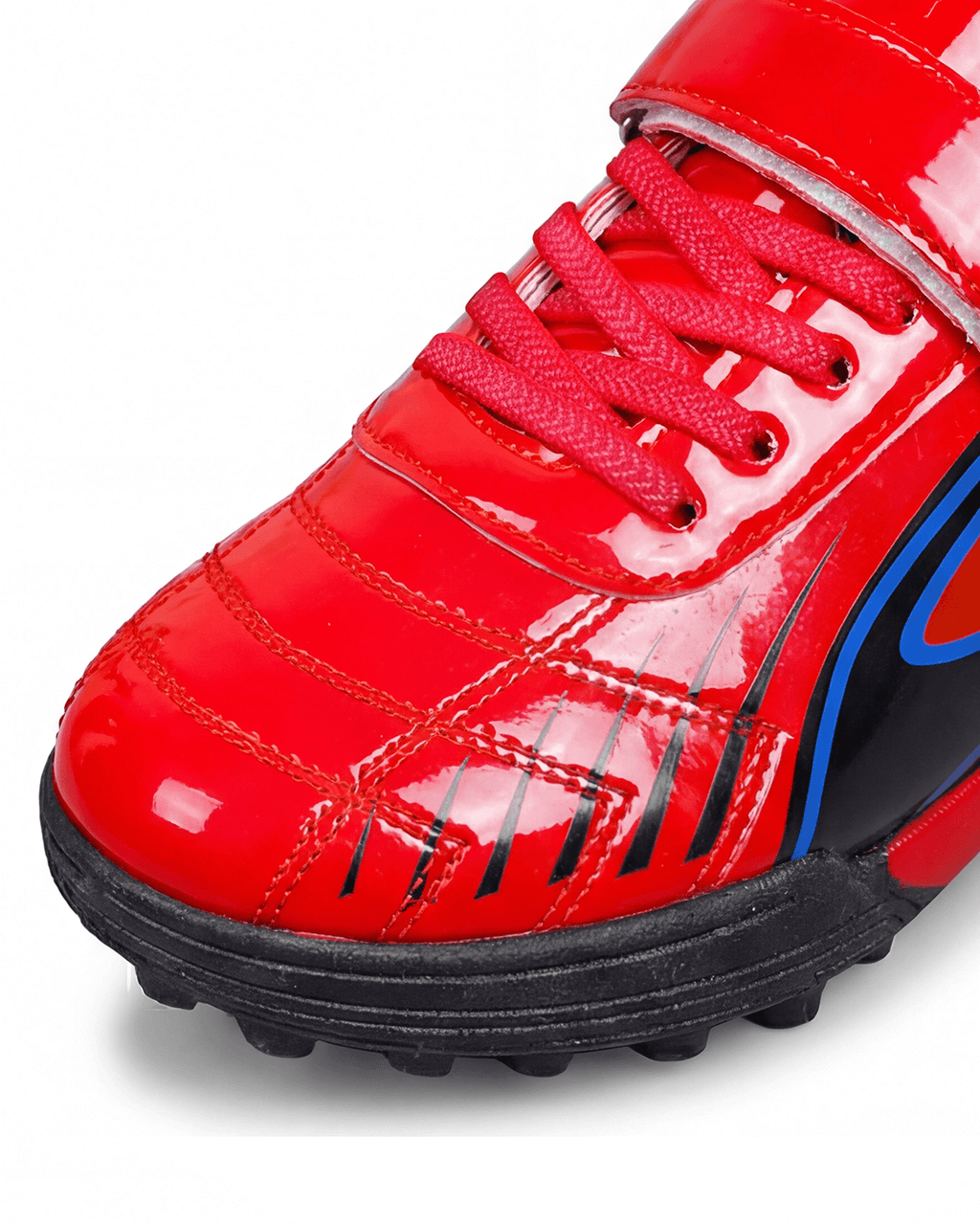 Kids Turf Soccer Shoes with Strap Closure