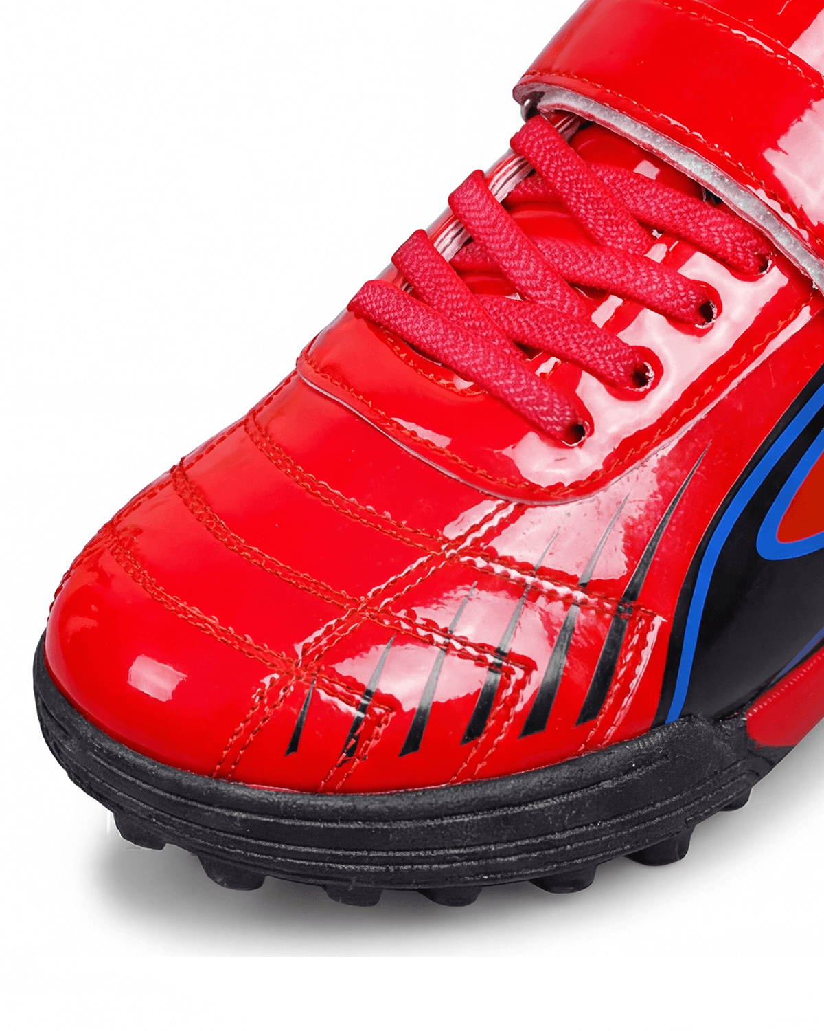 Kids Turf Soccer Shoes with Strap Closure