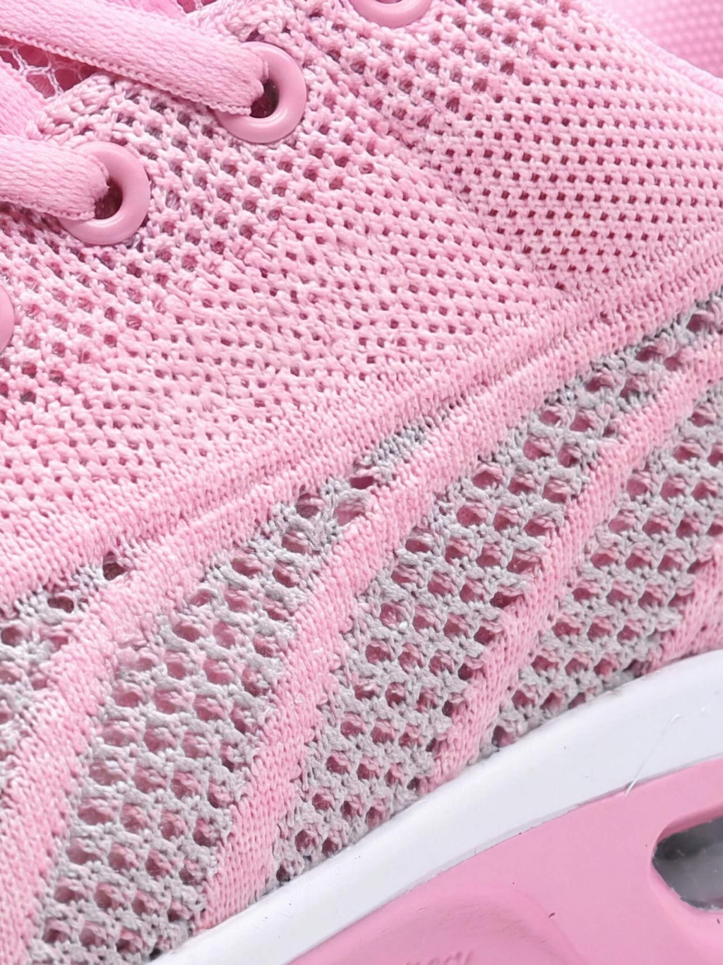 Cushioned Running Shoes with Breathable Knit Upper