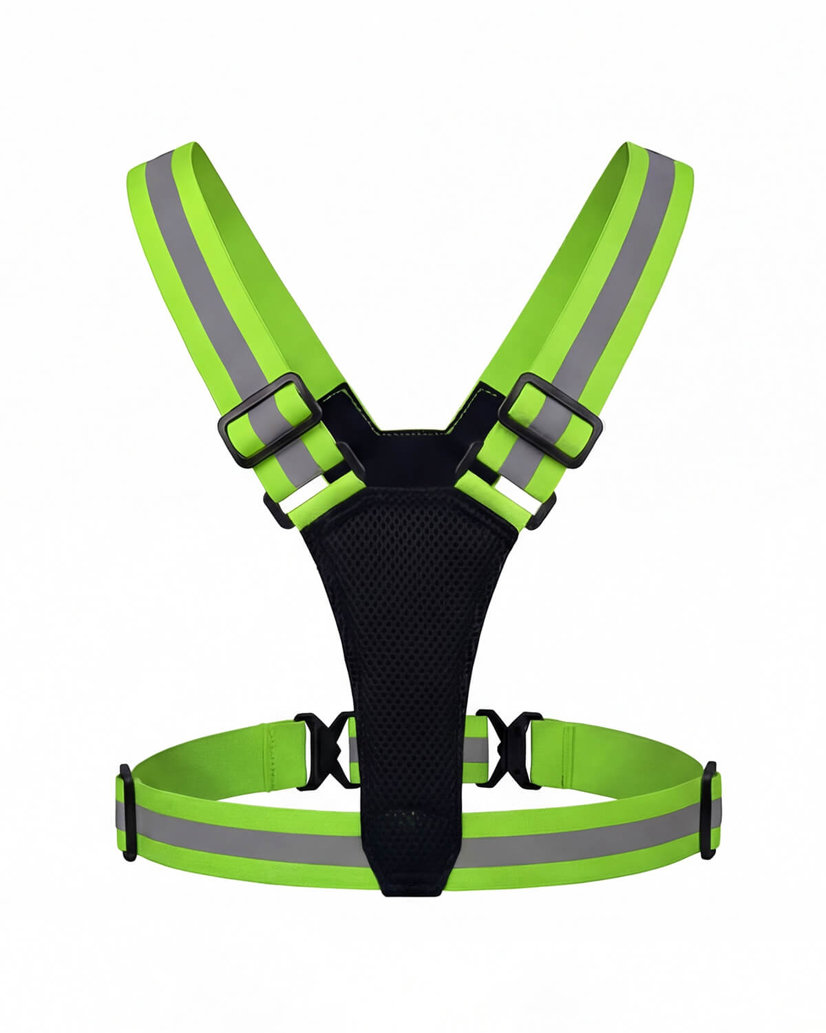 LED Reflective Running Vest with Adjustable Straps