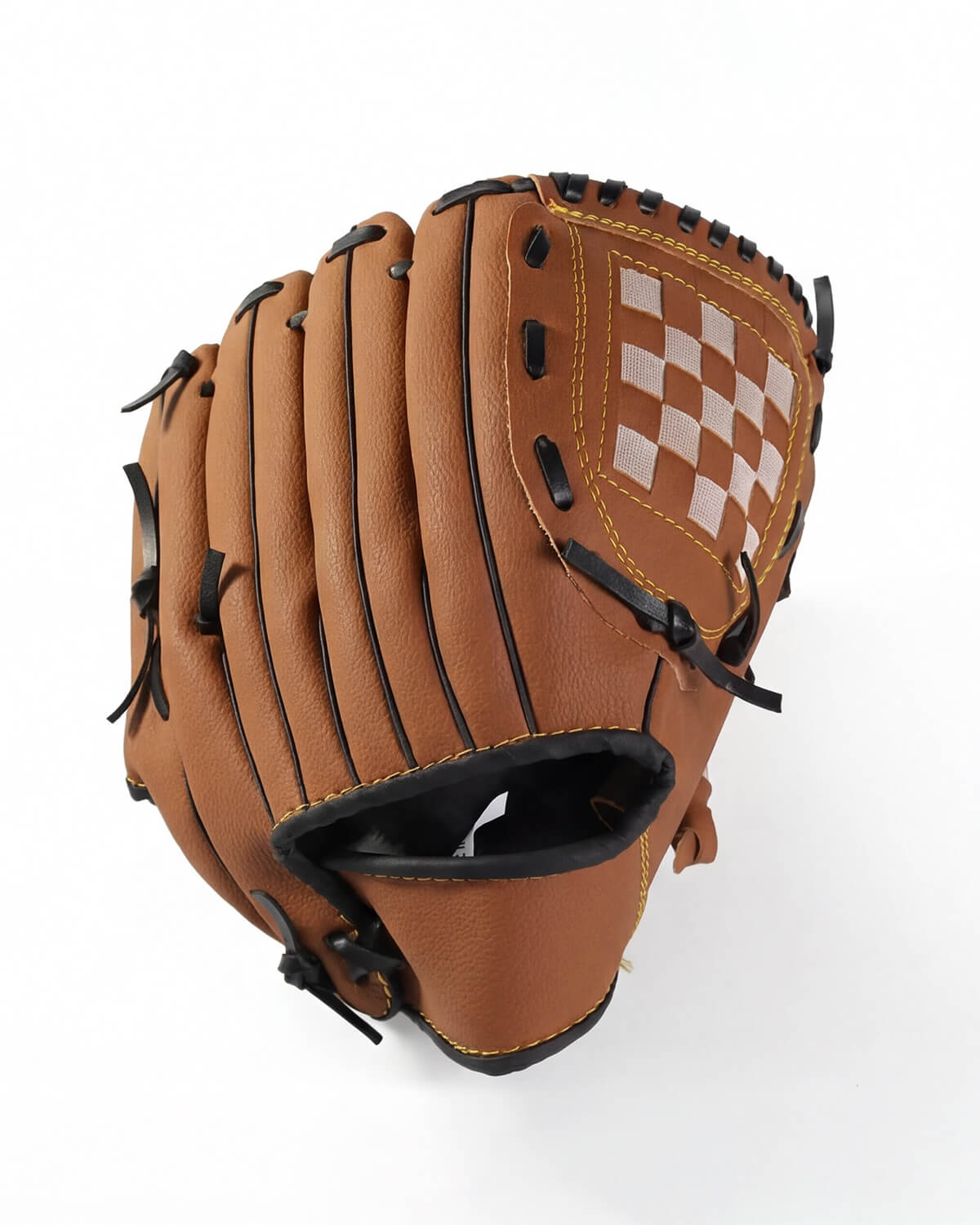 Baseball Fielding Glove with Woven Web Pocket