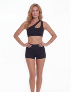 One-Shoulder Cutout Sports Bra for Training