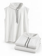 Men's Sleeveless Gym Hoodies - 3-Pack
