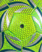 Fluorescent Green Soccer Training Ball with Textured Panels