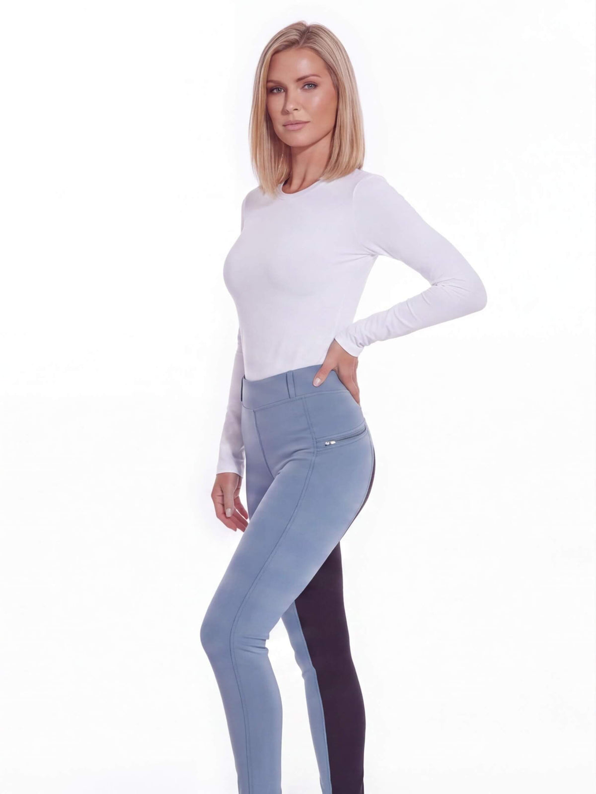 Women’s Riding Breeches with Contrast Inner-Leg Panels