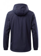 Lightweight Hooded Active Jacket with Zippered Pockets