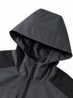 8000mm Waterproof Hiking Shell with Adjustable Hood