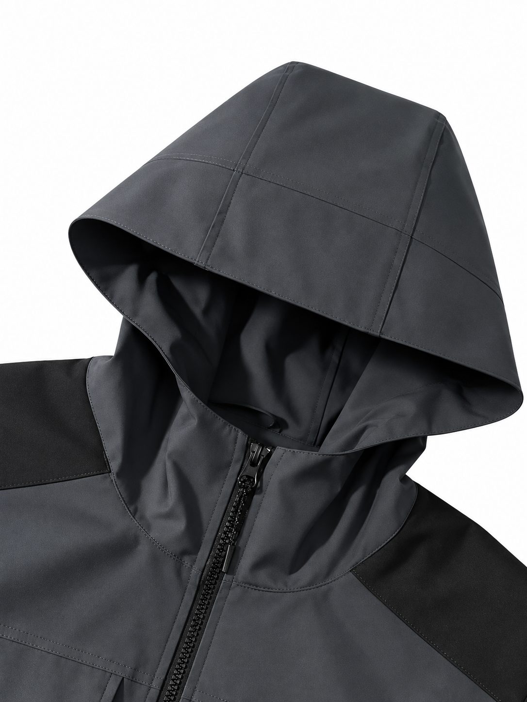 8000mm Waterproof Hiking Shell with Adjustable Hood