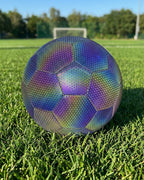 Reflective Soccer Training Ball with Textured Panels