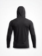 Men's Lightweight Hooded Training Top with Thumb Holes