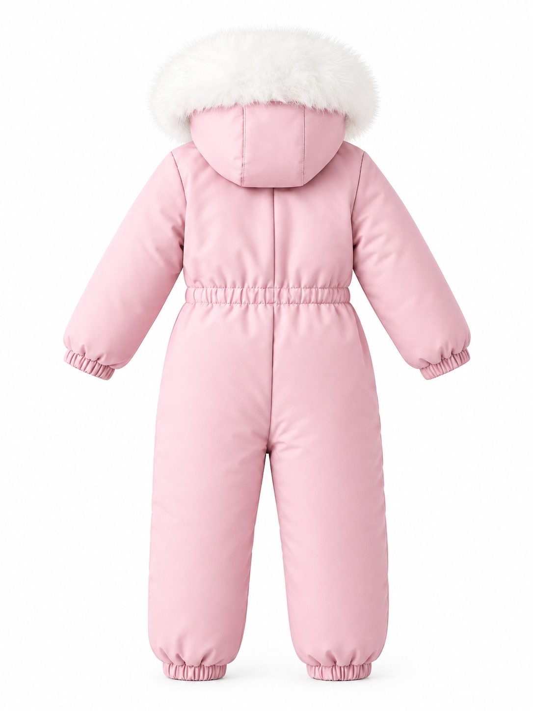 Kids' Padded One-Piece Hooded Snowsuit