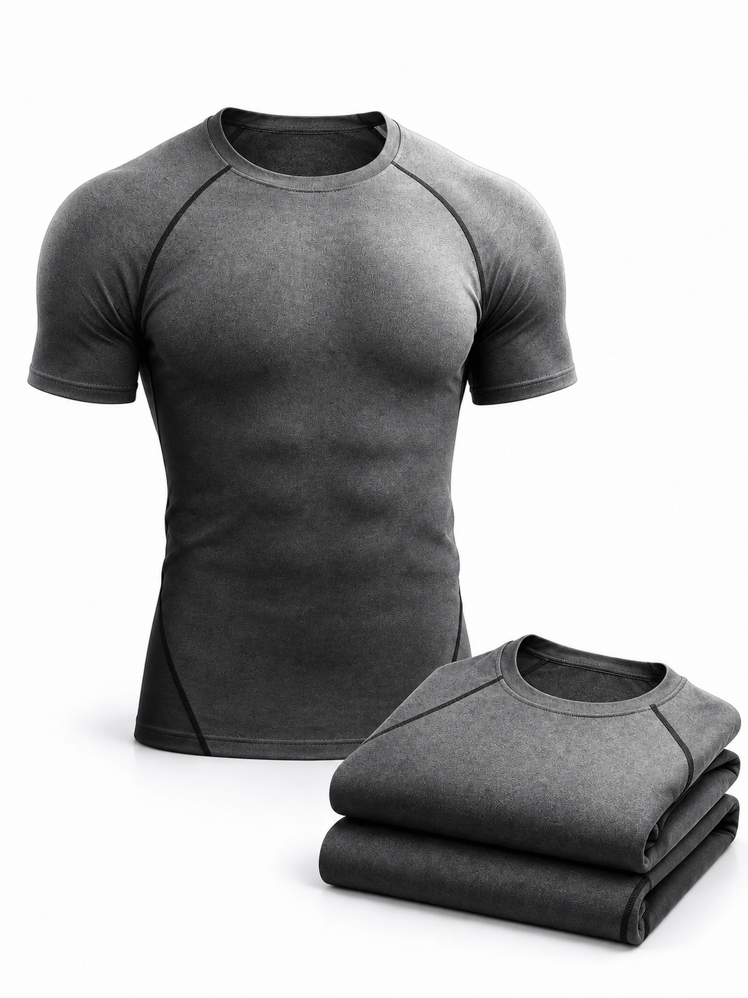 Men's Short Sleeve Compression Shirts 3-Pack