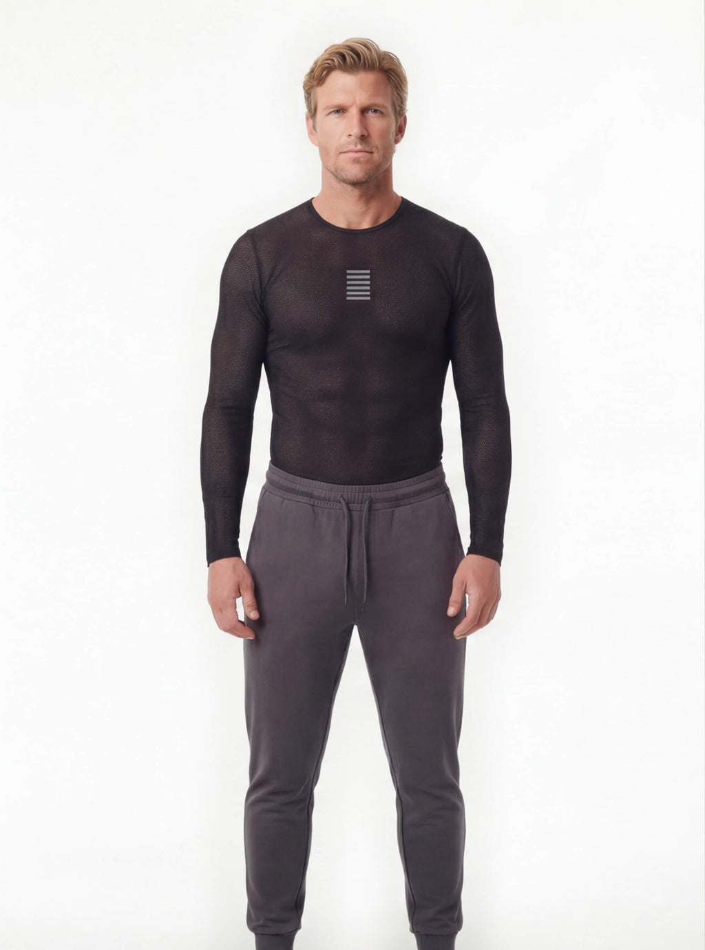 Cycling Long Sleeve Base Layer with Breathable Mesh