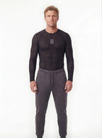 Cycling Long Sleeve Base Layer with Breathable Mesh