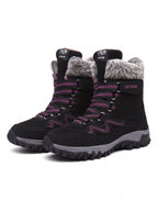 High-Cut Snow Boots with Ankle Strap