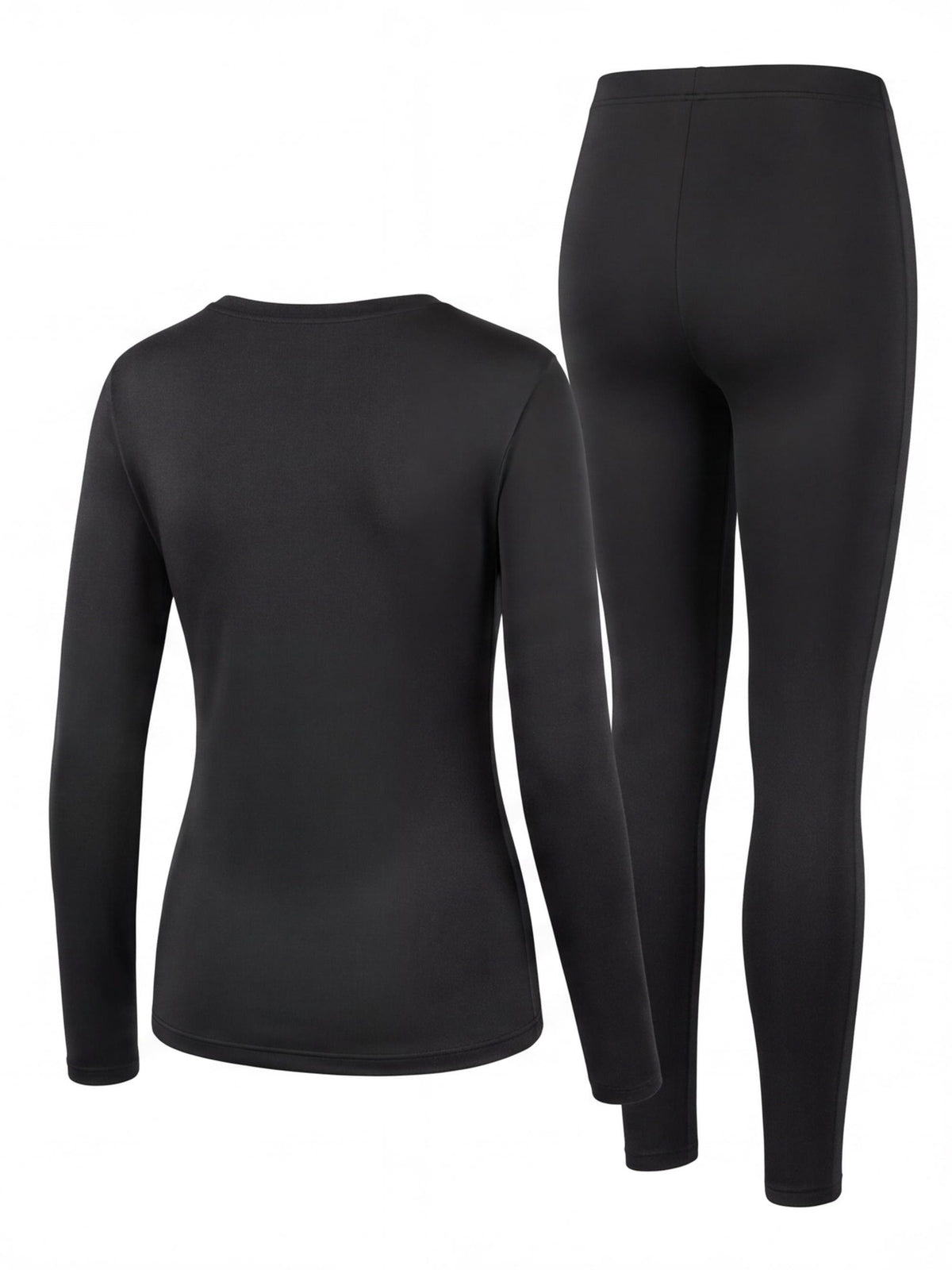 Women's Lightweight Thermal Base Layer Set with Four-Way Stretch