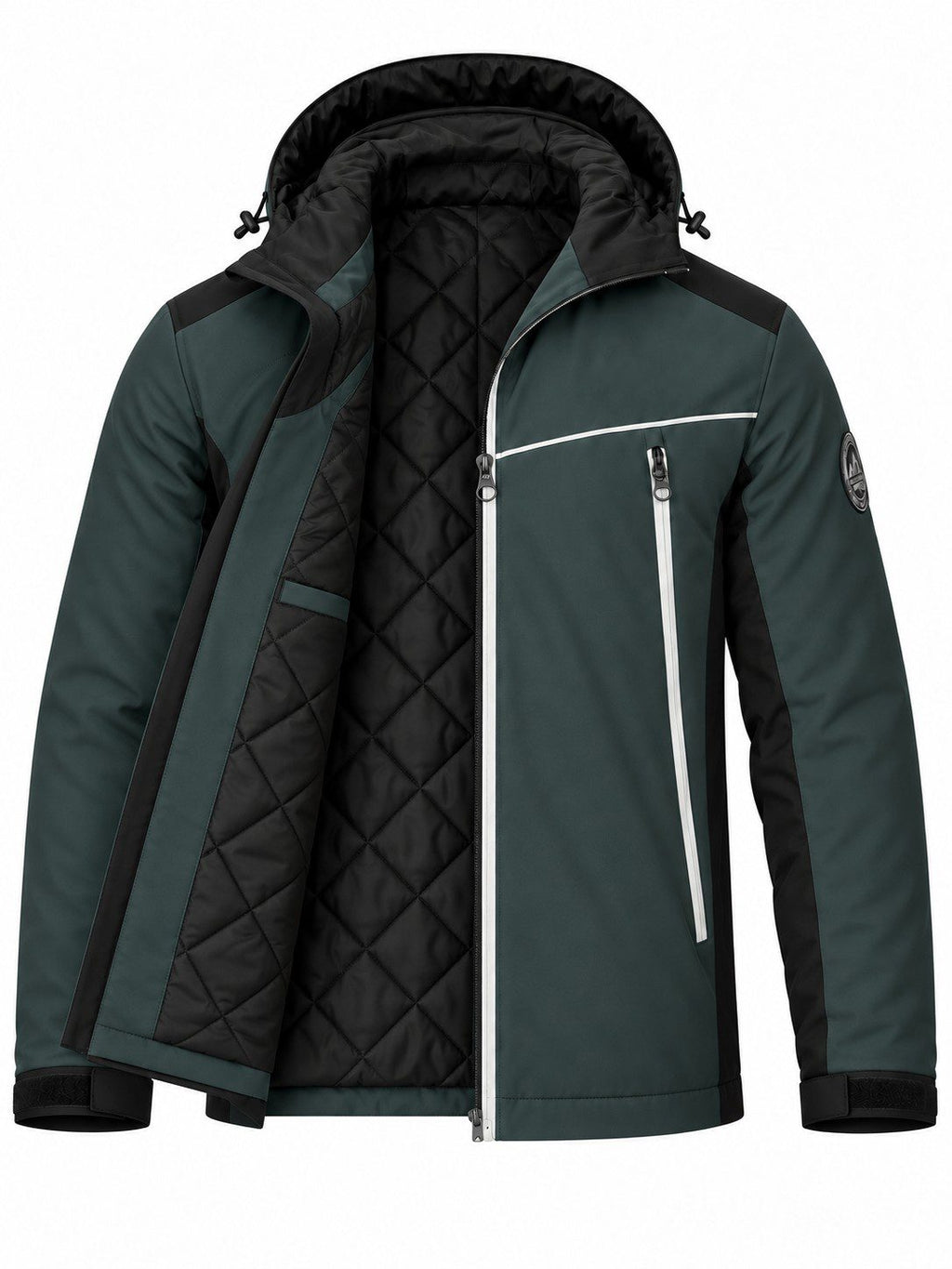 Insulated Hooded Winter Jacket