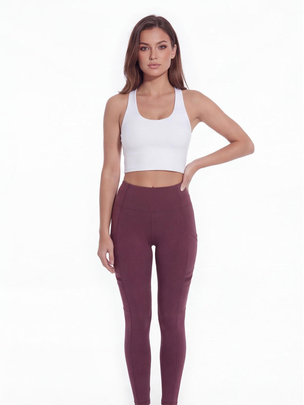 Women's High-Waist Hiking Leggings with Trail Pockets