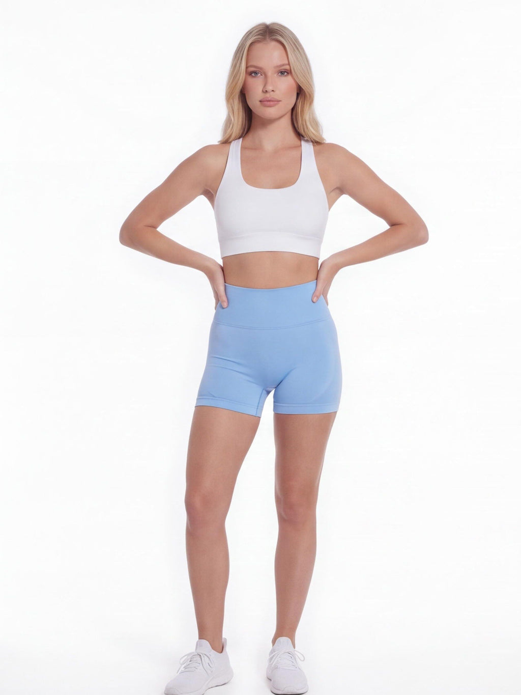 High-Waisted Scrunch Workout Shorts