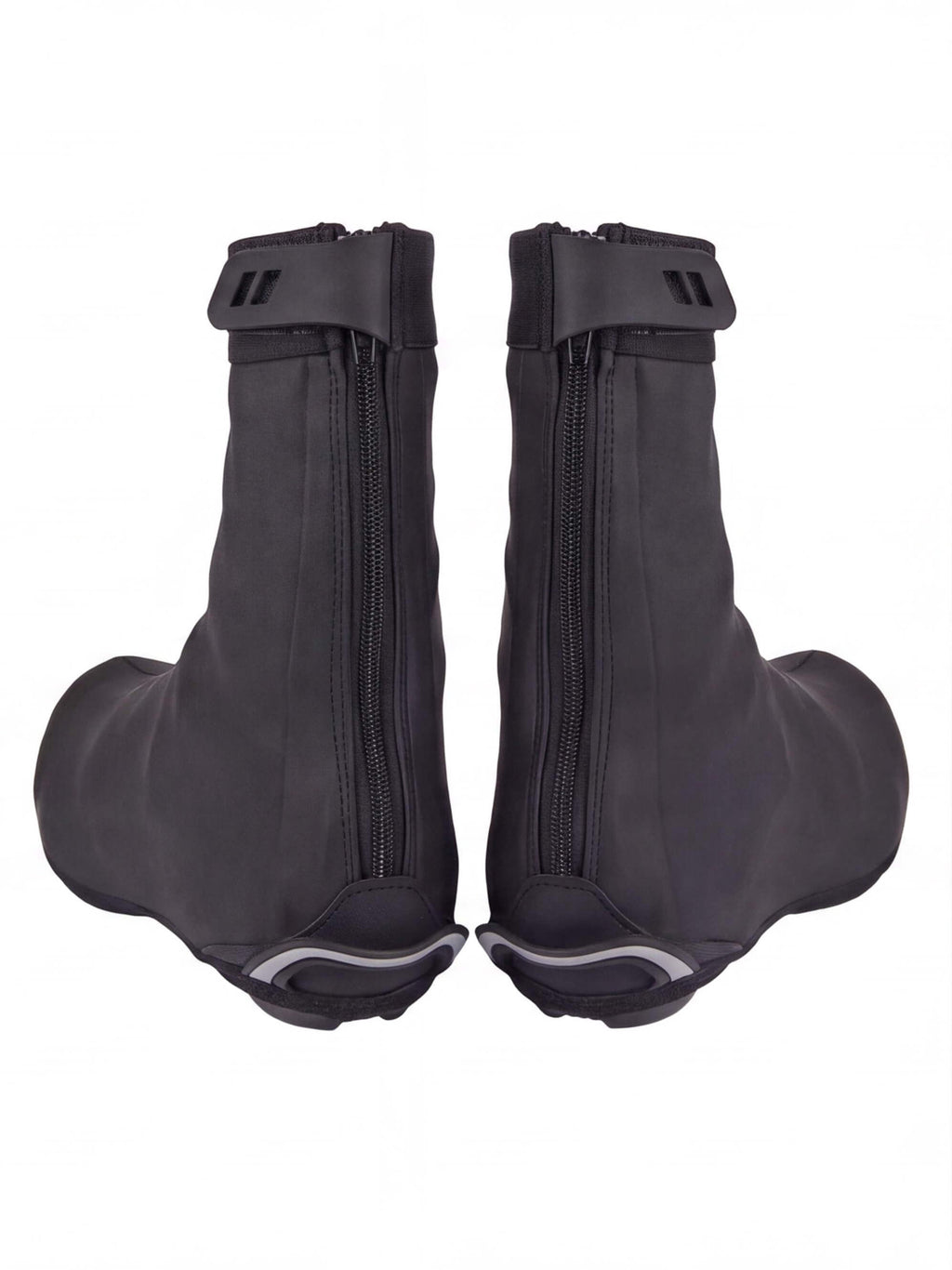 Cycling Overshoes with Rear Zipper and Ankle Strap