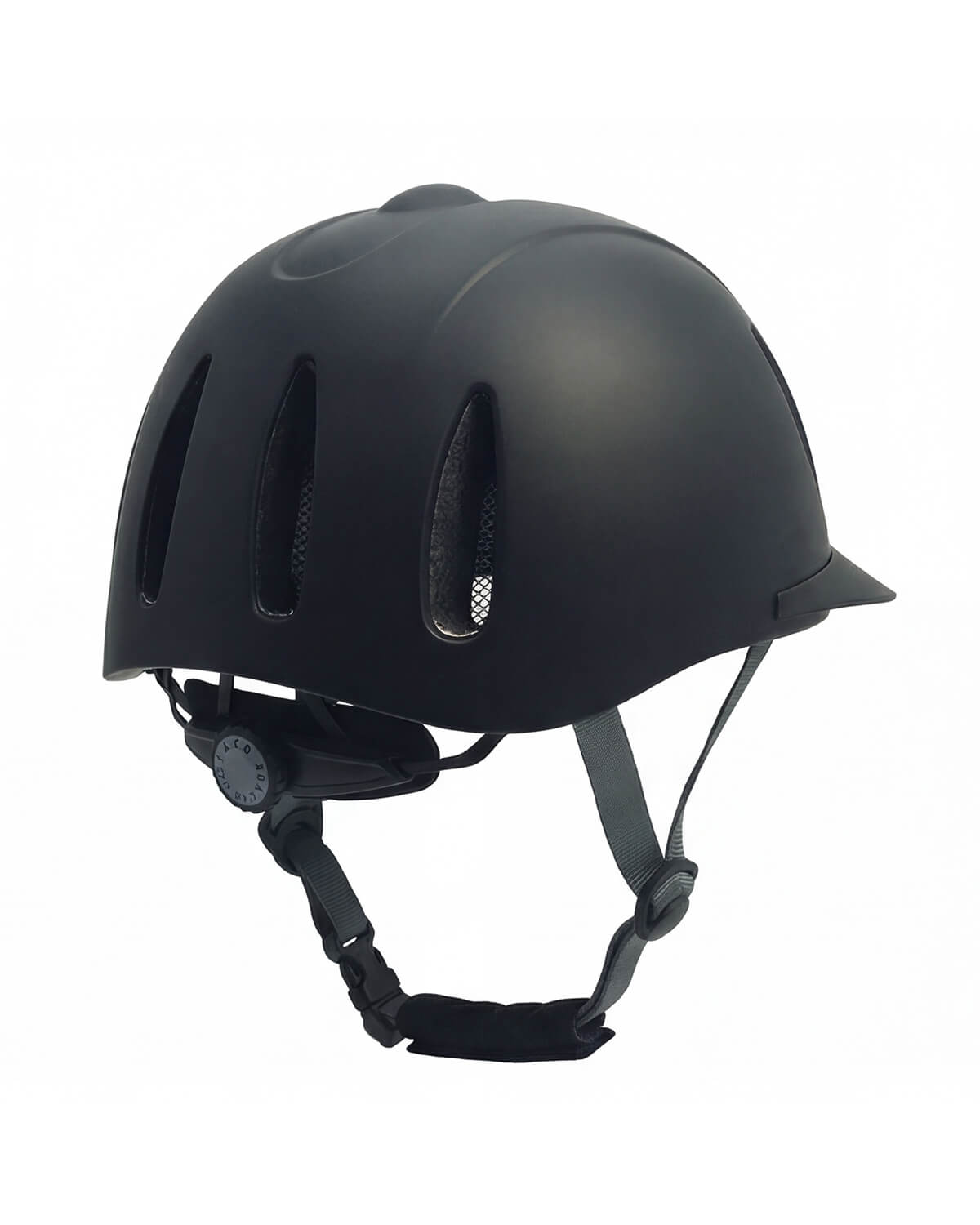 Equestrian Riding Helmet with Brim and Ventilation