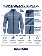 Men's Fitted Full-Zip Training Jacket