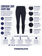 Women’s Riding Breeches with Honeycomb Full-Seat Grip