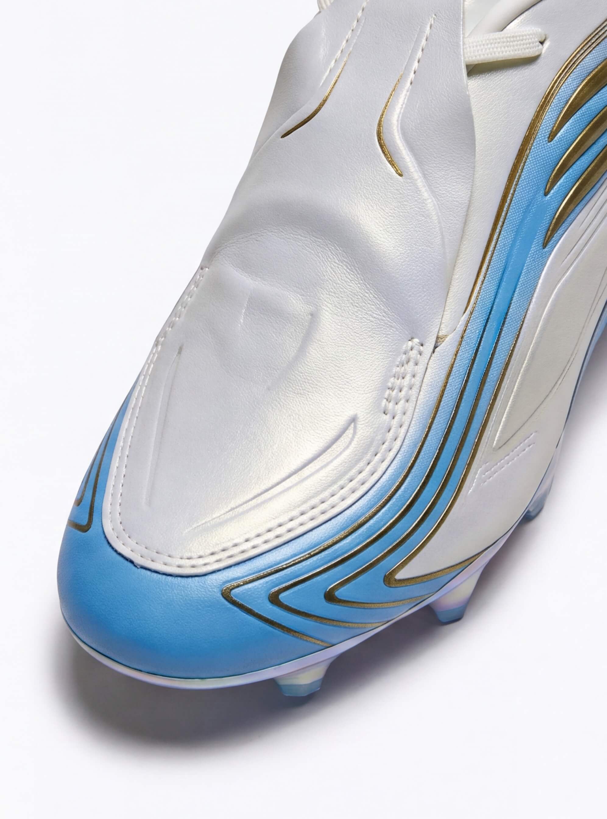 Streamlined Soccer Cleats with Molded Stud Outsole