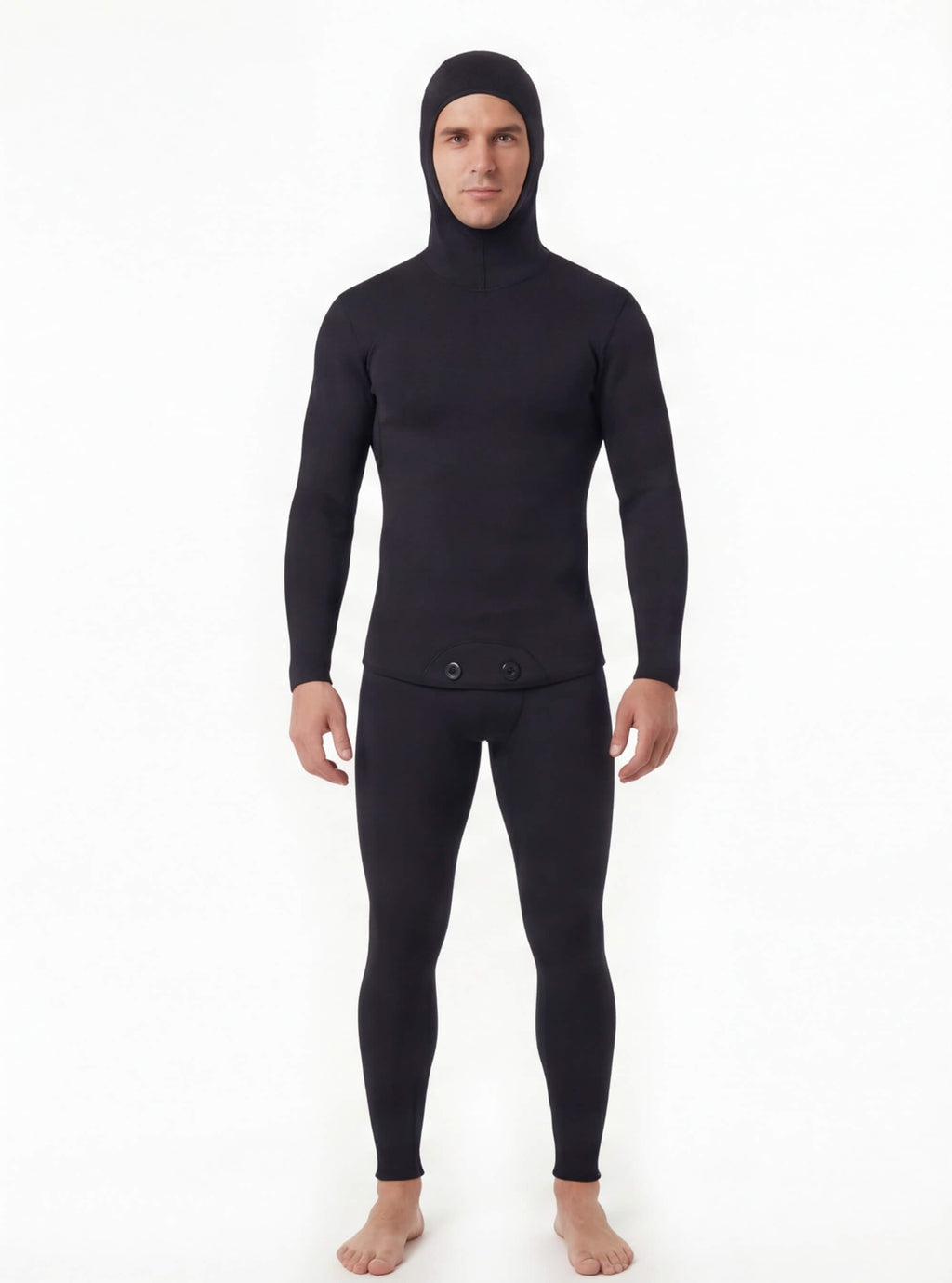 Men’s 3mm Hooded Split Wetsuit Top and Pants